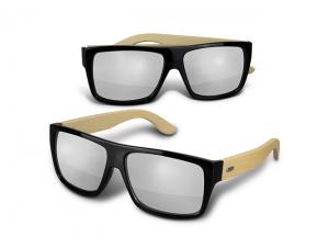 Bambus-Spiegellinsen-Sonnenbrille