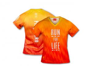 Ultra-Mesh Sport-T-Shirts mit V-Ausschnitt für Damen (180 g/m²)