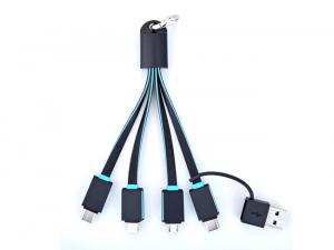 6-In-1 Flat LED Charging Cables