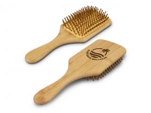 Bamboo Hair Brushes With Rubber Bristles