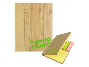 Eco Note Pad Books With Bamboo Cover