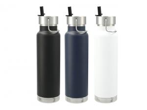 Odin Copper Vacuum Insulated Bottles with Straw Lids (740ml)