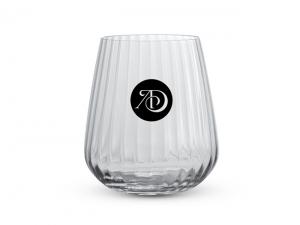 Fluted Stemless Low Ball Glasses (450ml)