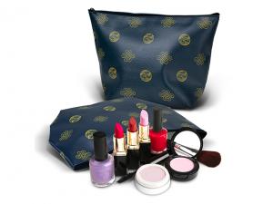 Leather Look PU Cosmetic Bags With Gusset (Medium)