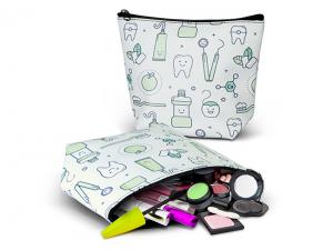 Leather Look PU Cosmetic Bags With Gusset (Small)