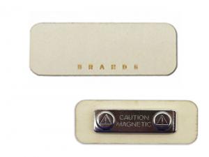 Magnetic Wooden Badges (70x25mm)