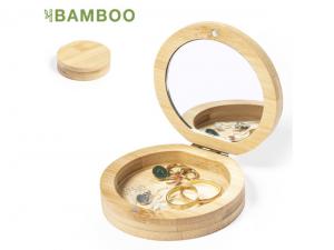 Bamboo Jewellery Boxes with Mirror