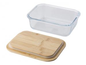 Bamboo Lid Glass Lunch Boxes