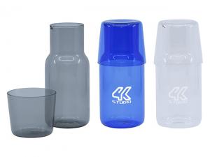 Borosilicate Glass Carafe & Tumbler Sets (550ml)