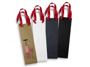 Paper Wine Carry Bags (357mm x 110mm)