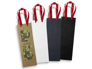 Paper Champagne Carry Bags (357mm x 120mm)
