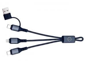2-in-1 Aluminium-Ladekabel