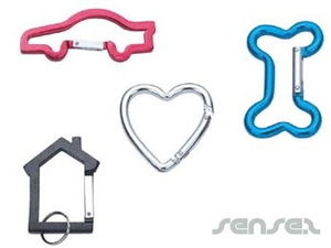 Shaped Carabiner Key Chains