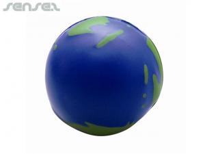 World Globe Stress Balls