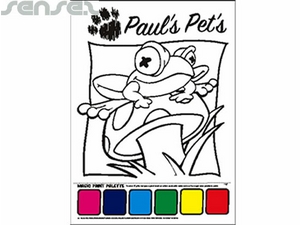 Colour In Sheet - Paint Pallet (Small)