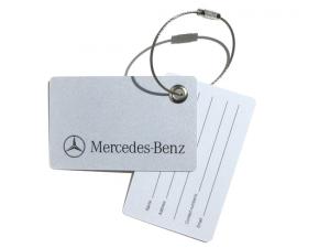 Plastic Card Double Luggage Tags
