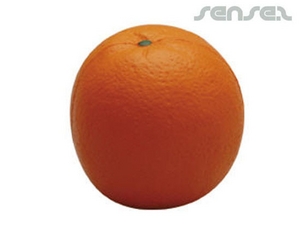 オレンジ色のストレスボール