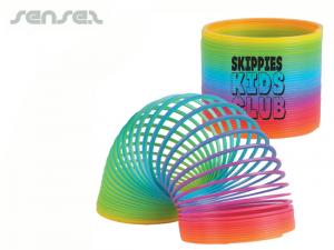 Kunststoff Slinkies - (Regenbogen)