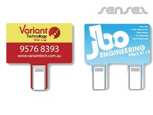 Magnetic Double Clip Cards