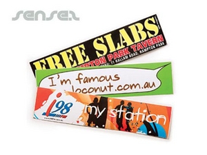 Gloss Paper Printed Stickers (50x210mm)