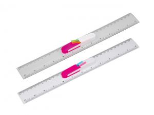 Rulers With Sticky Flags (30cm)
