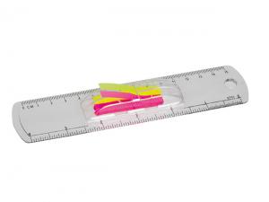 Rulers With Stick Notes (15cm)