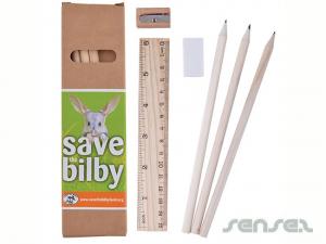 Stationery Sets In Cardboard Boxes
