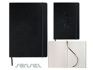 Leather Style Black Notebook (A4)