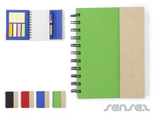 Spirielli Note Books With Sticky Notes