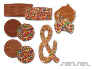 Custom Shaped Chocolate Freckles