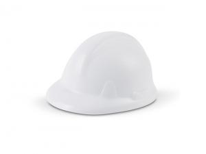 白いハード帽子ストレスボール