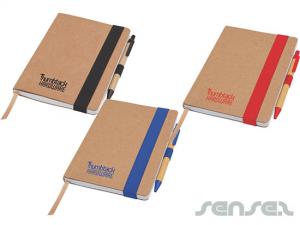 Recycled Notebook With Pen Sets