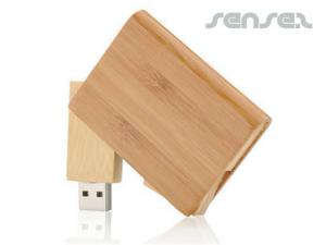 Holz Swivel USB-Sticks (1GB)