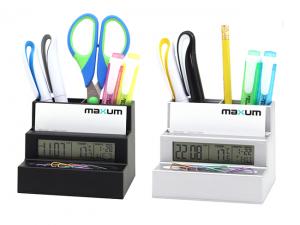 Desk Caddy Business Card Clocks