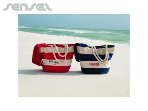 Striped Cotton Beach Bags