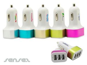 3 Port USB Car Chargers
