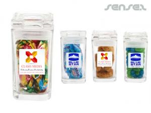 Mini Glass Confectionery Jars