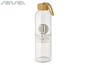 Pure Bamboo Glass Drink Bottles (600ml)