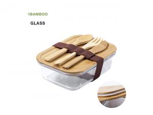 Eco Bamboo Glass Lunch Boxes (700ml)