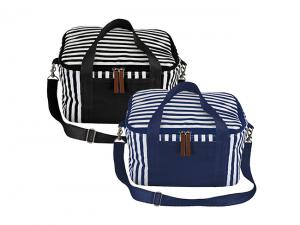 Striped Cotton Canvas Cooler Bags