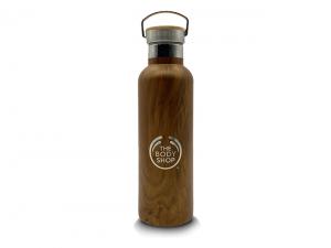Vacuum Insulated Bottles With Wooden Finish (500ml)