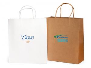 Kraft Paper Shopping Bags (310mm x 420mm, Direct Digital)