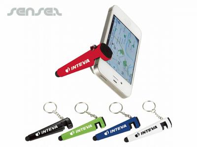 Phone Holder-Stylus Keychains