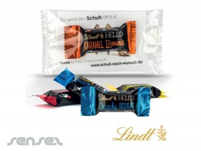 Flyer mit Lindt Stick