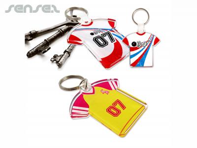 Team Shirt Acrylic Keyrings (6x6cm)