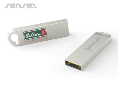 Metal USB Stick Keyrings (4GB)