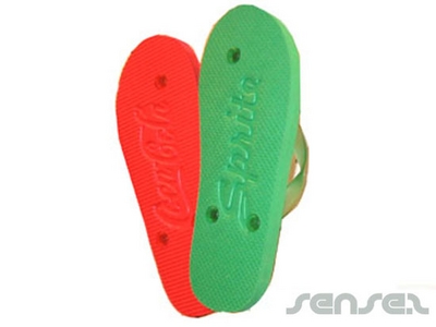 Flip Flops mit gepraegtem Logo