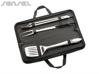 Bradley 3 St&uuml;ck Edelstahl-Grill-Sets