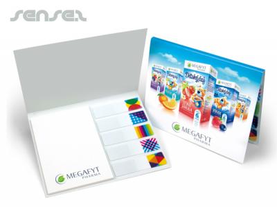 Gedruckte Notizen und Flaggen Sets (25 Bl&auml;tter, 50 Fahnen)