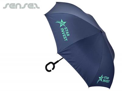Innovative Umbrellas with J Or C Handle